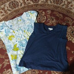 2 Vintage Detailed Tops